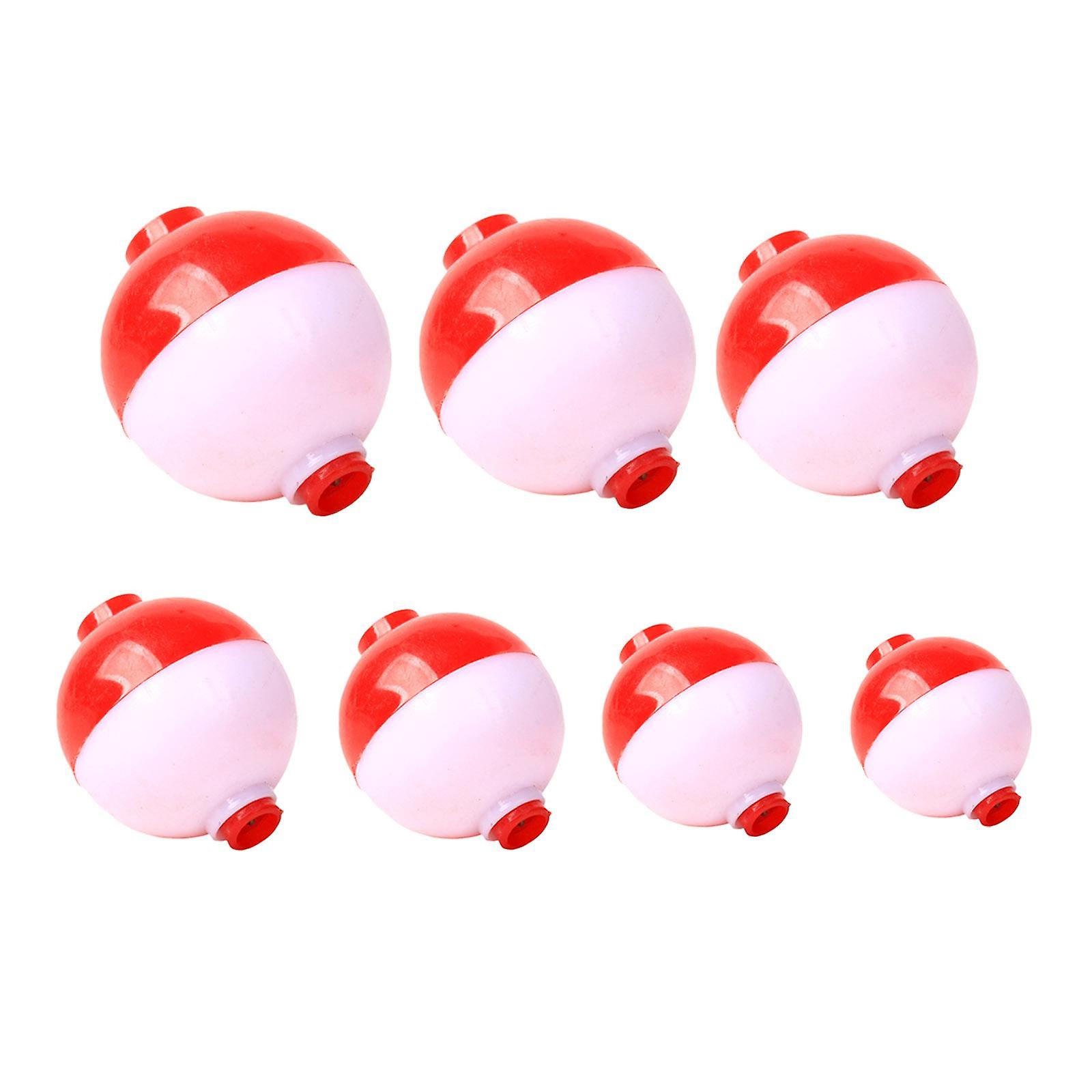 Fishing Bobber   Push Button Fishing Float Set Tackle 50mm 10PCS