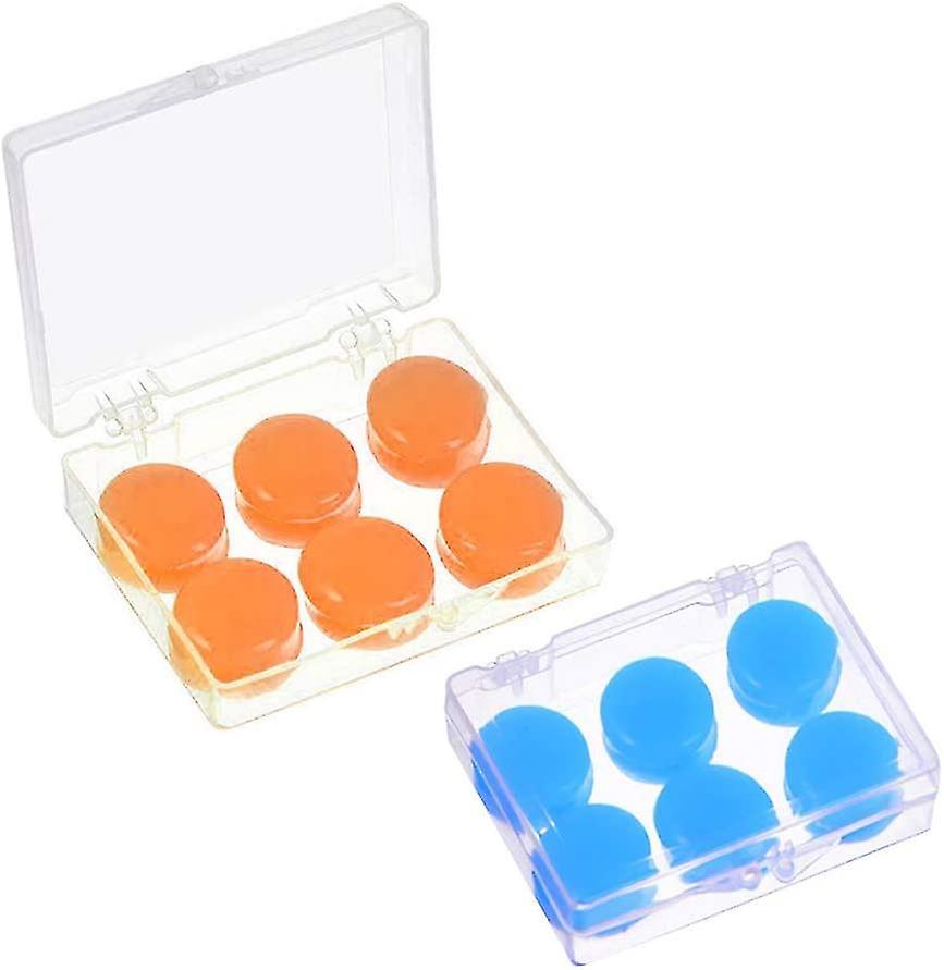 12 Pcs  Gift Silicone Ear Plugs Soft Protective Waterproof Noise
