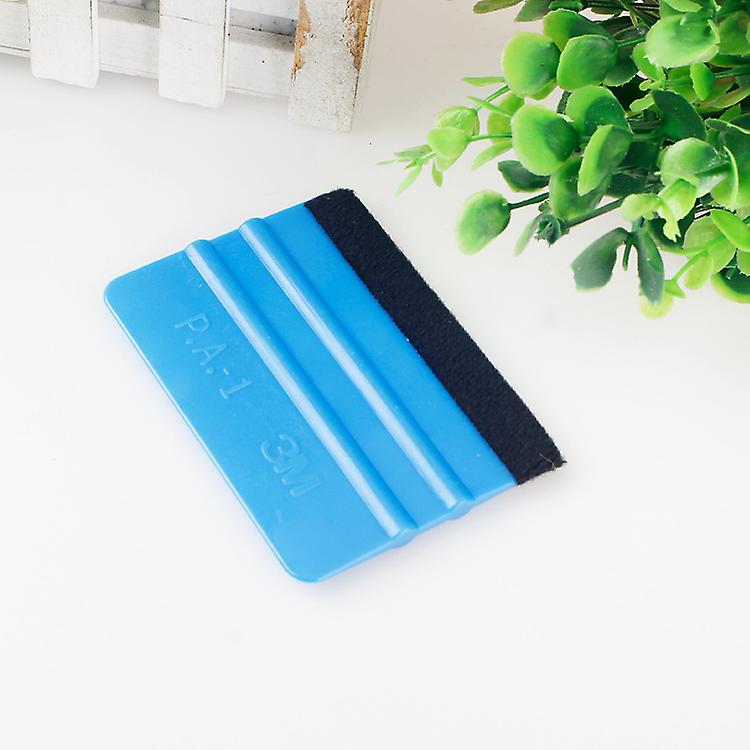 High Quality Car Squeegee with Fiber Edge for Vinyl Wrapping, Durable Window Film Squeegee, Squeegee Decal Sticker (8 Pack, Blue),7*10cm