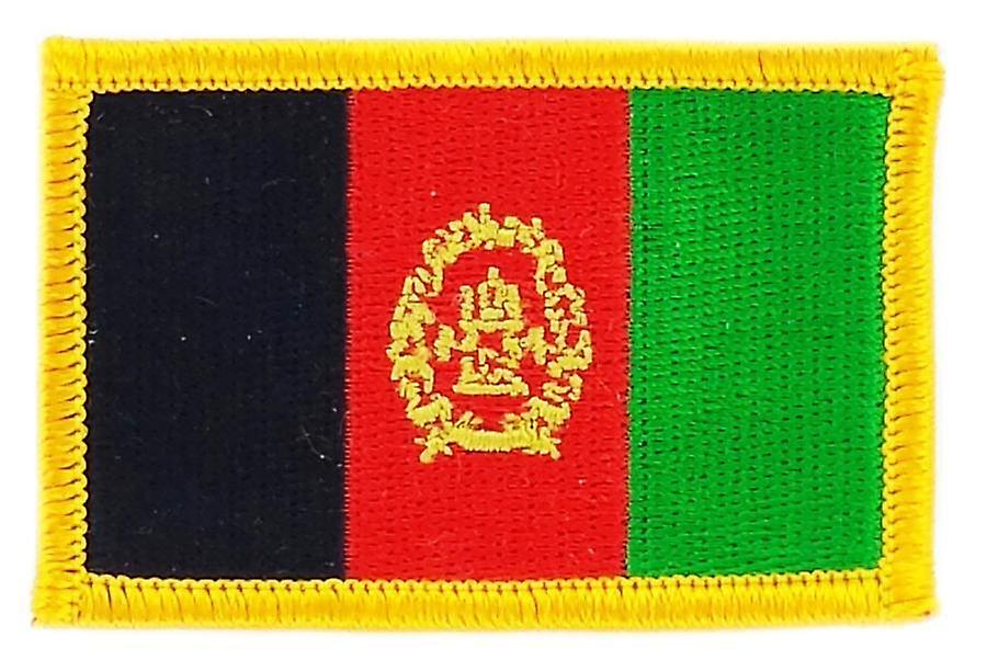 Patch Patch Brode Flag Afghanistan Afghan Thermocollant Insigne Blason