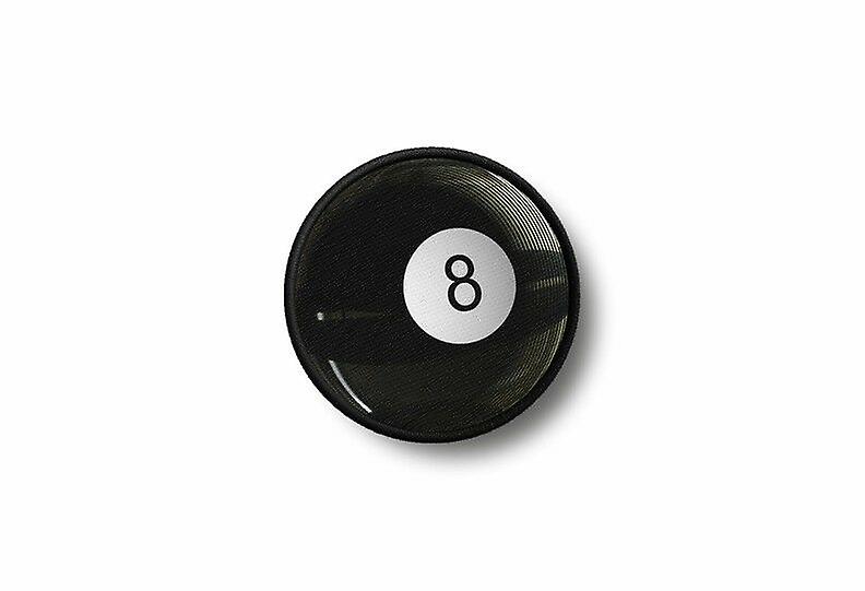 Patch Badge Badge Badge Ecusson Brode Prints Thermocollant Billard Ball 8 Biker