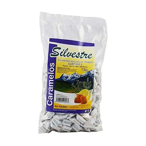 Assorted candies No. 2 whole sugar 1 kg (Lemon - Licorice - Honey)