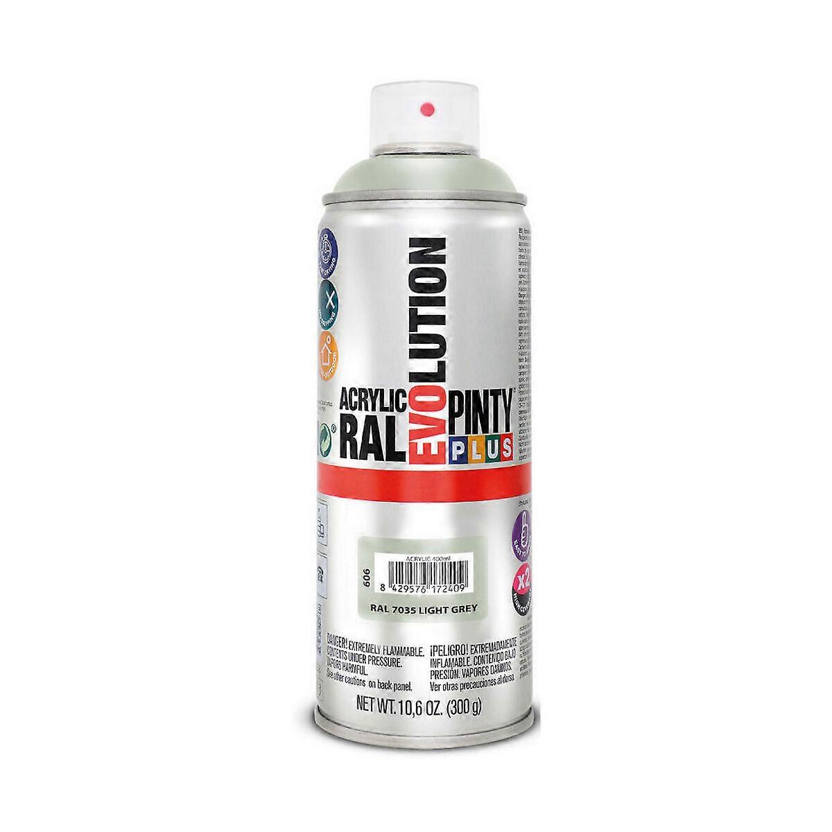 Spray paint Pintyplus Evolution RAL 7035 400 ml Light grey