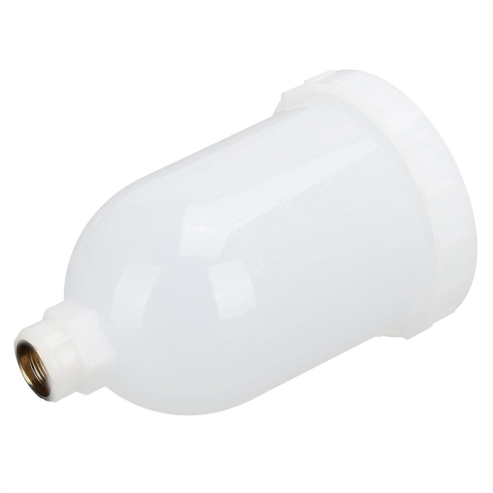300ml Upper Plastic Spray Guns Cup Replacement Pot Container with 15mm Female Thread Connector