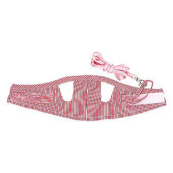 Small Animal Pet Clothes Squirrel Guinea Pig Front Harness Outdoor Pet Vest Harness (L)