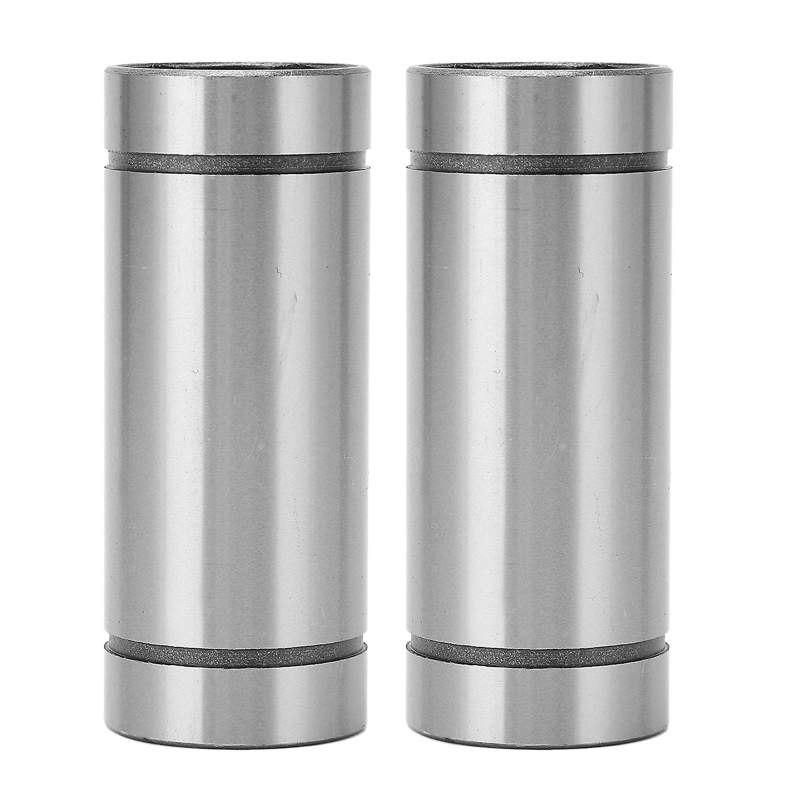 Lot de 2 roulements à billes linéaires LM16LUU, plus longs, à torsion élevée et à faible bruit, pour machine CNC