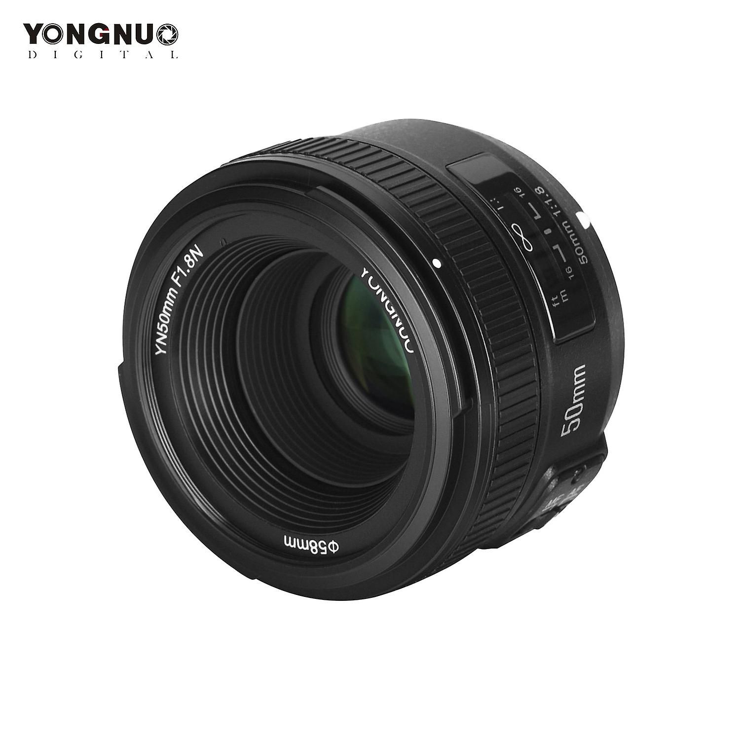 YONGNUO YN50mm F1.8 AF Lens 1:1.8 Standard Prime Lens Large Aperture Auto/Manual Focus for Nikon DSL