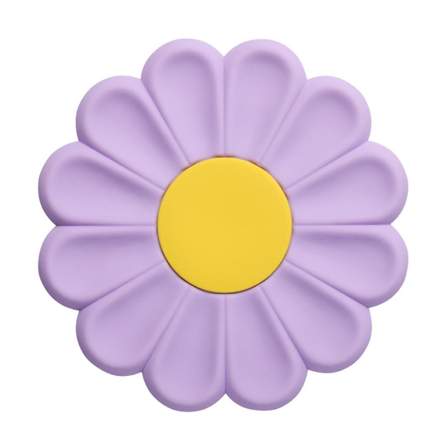 Table Mat Stackable Anti-slip Cup Pad Space-saving Heat-resistant Heat Insulation Reusable Sweet Col