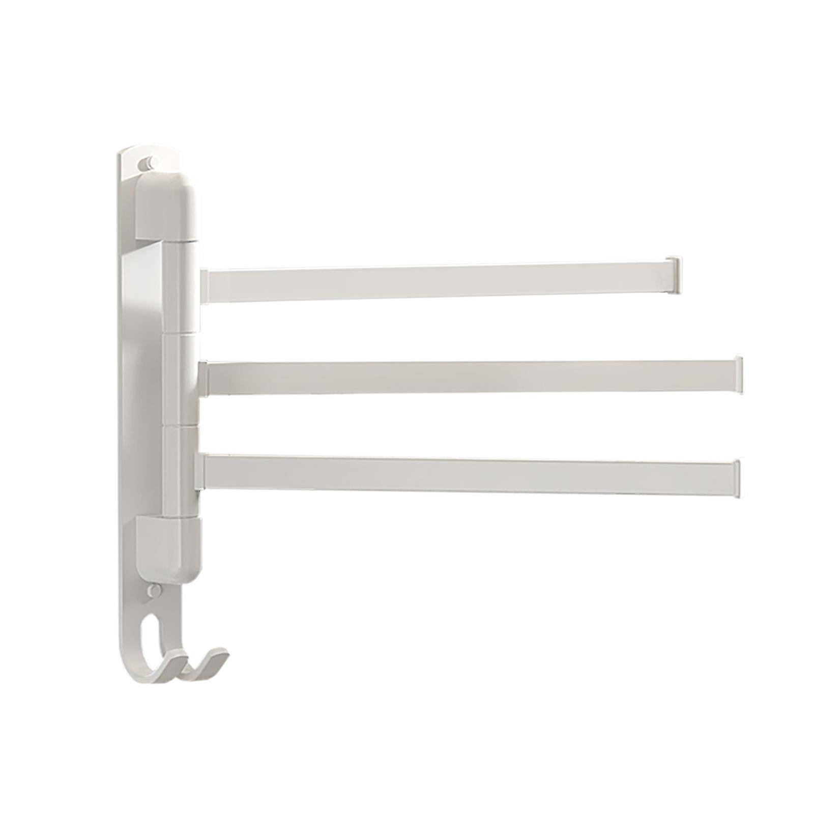 kääntyvä pyyheteline kotikeittiö kylpyhuone sisustus ruostumaton teräs koukku valkoinen 180 pyörivä musta säästää tilaa