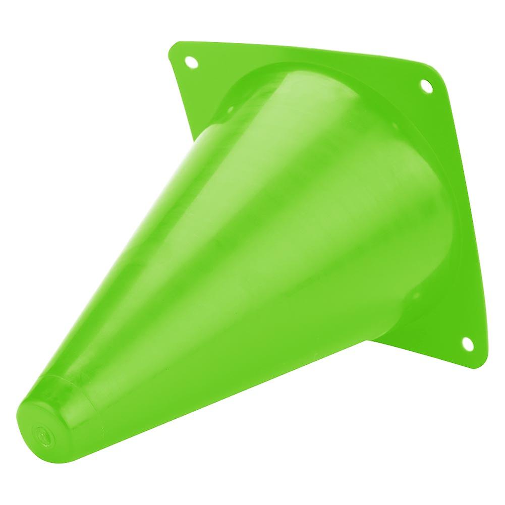 6pcs 18cm Green Soccer Training Cones Plastic Marker Set