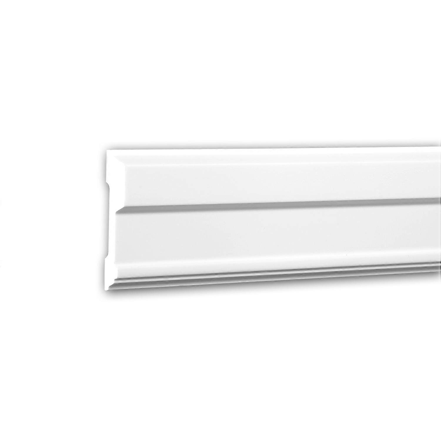 Profhome Decor 1 x Panel moulding 151344F Profhome white Polyurethane pre-primed lightweight, sturdy, dimensionally stable