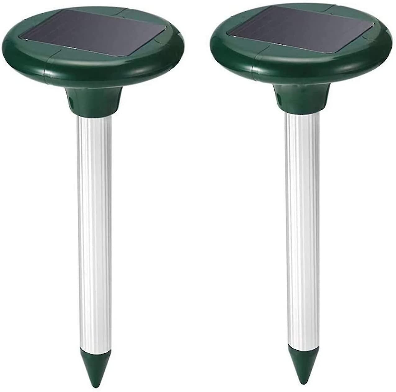 Ultrasonic Rat Repeller - 2-Pack - Solar Powered - Get Rid of Rats in 48 Hours