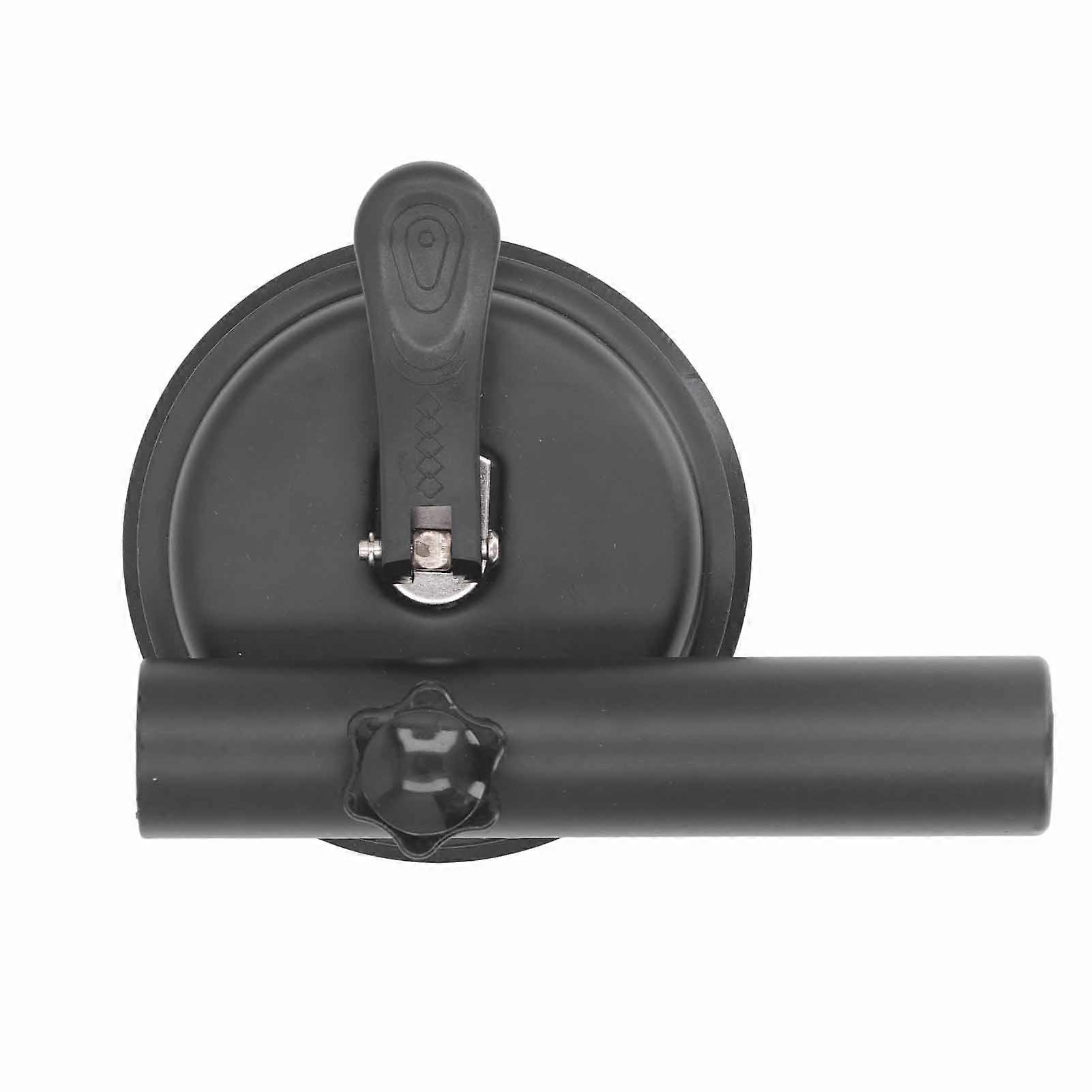 Universal Suction Cup Flag Pole Bracket Black Aluminum Alloy