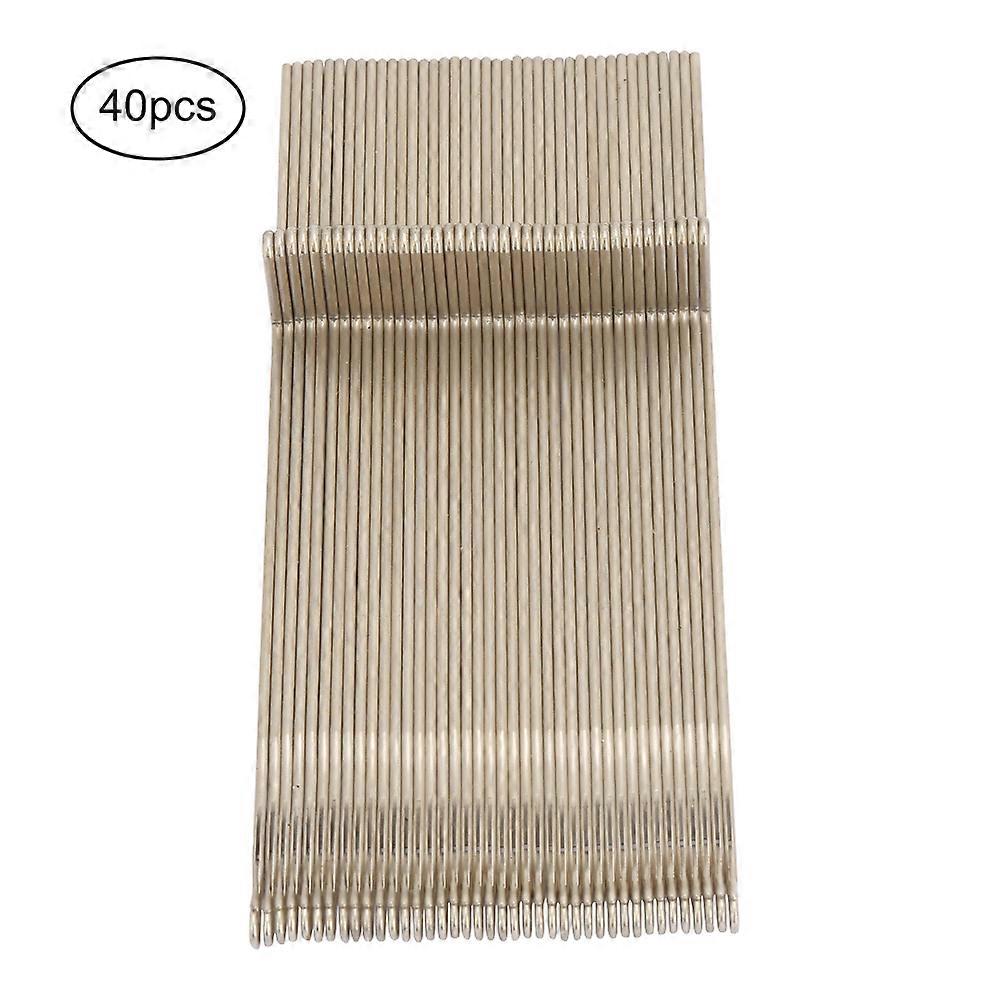 40pcs Steel Knitting Machine Needles Weaving Tool Weaver Accessories Fit For Kh230 14.2cm