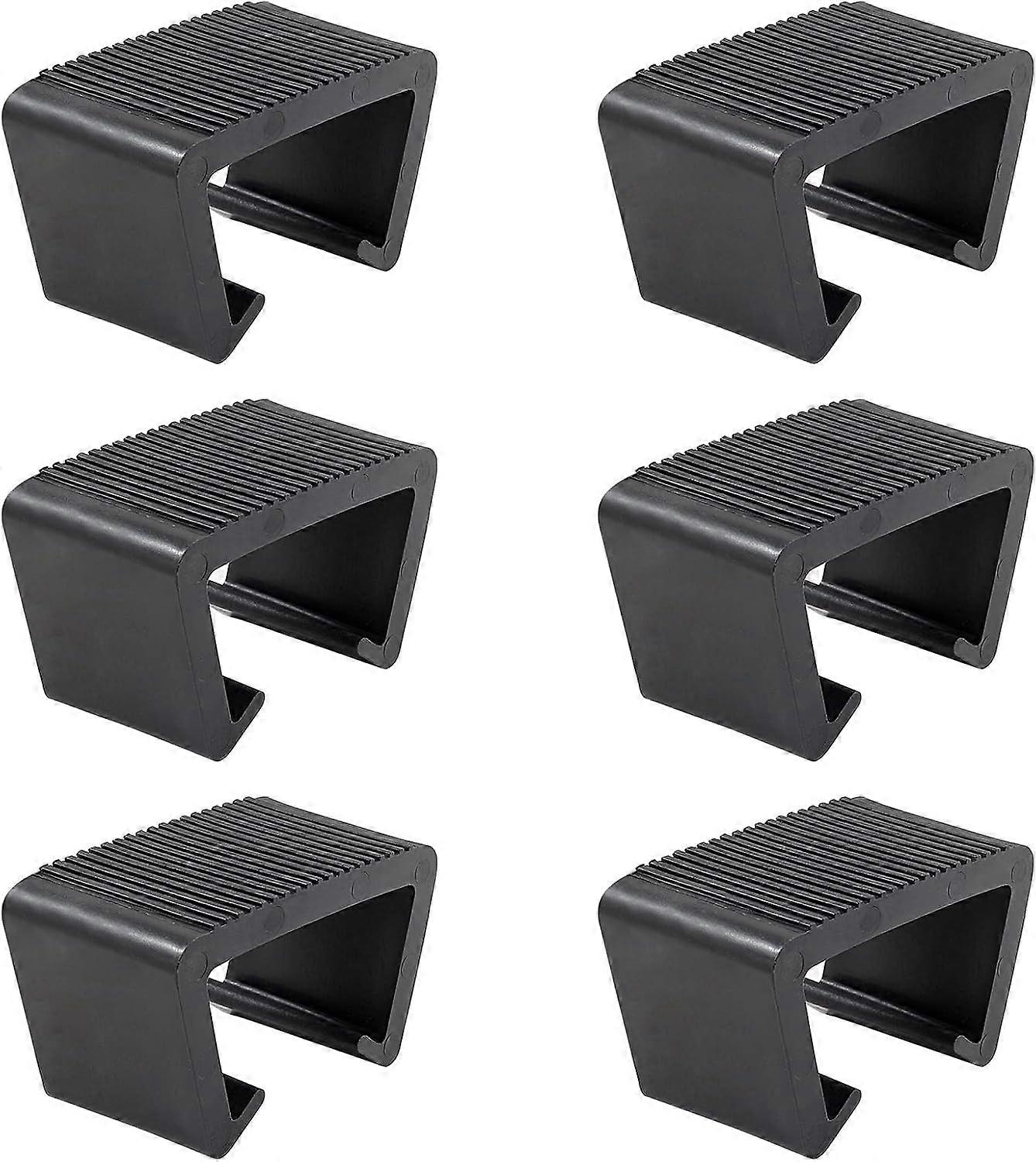 6個の屋外用家具クリップ、パティオソファ籐クリップ断面モジュールソファ籐家具クリップコネクタクランプファスナークリップ屋外用、パット