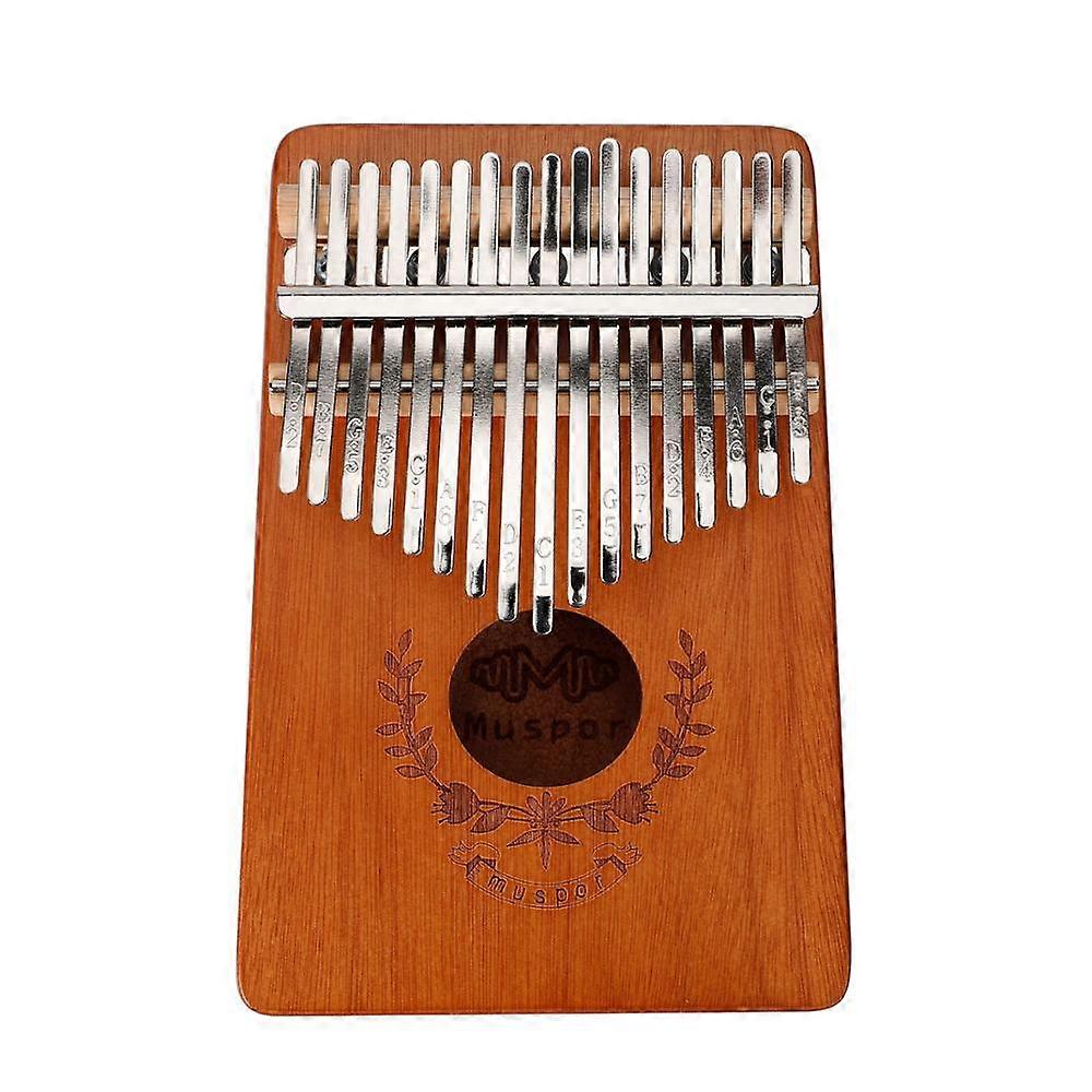 17 Keys Veneer Mahogany Thumb Piano Mahogany Kalimba For Children Kids Adults Beginners Christmas Gifts