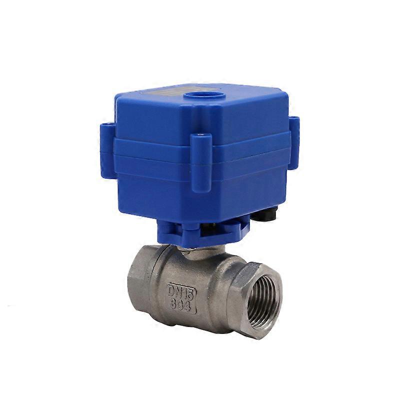 1-1/2" Normally Closed/open Motorized Ball Valve 220v 12v 24v 2-wire Brass Electric Ball Valve Replace Solenoid Valve1-1/2.