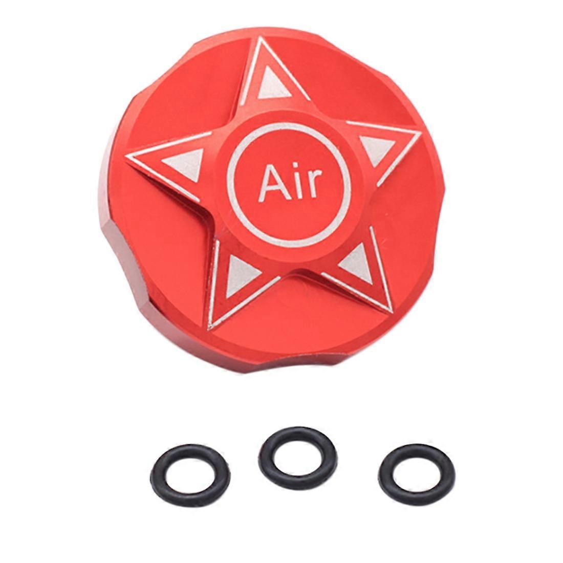 Bike Dust-Proof Front Fork Cap High Hardness Front Fork Cap Air Chamber Shoulder Cover for Red