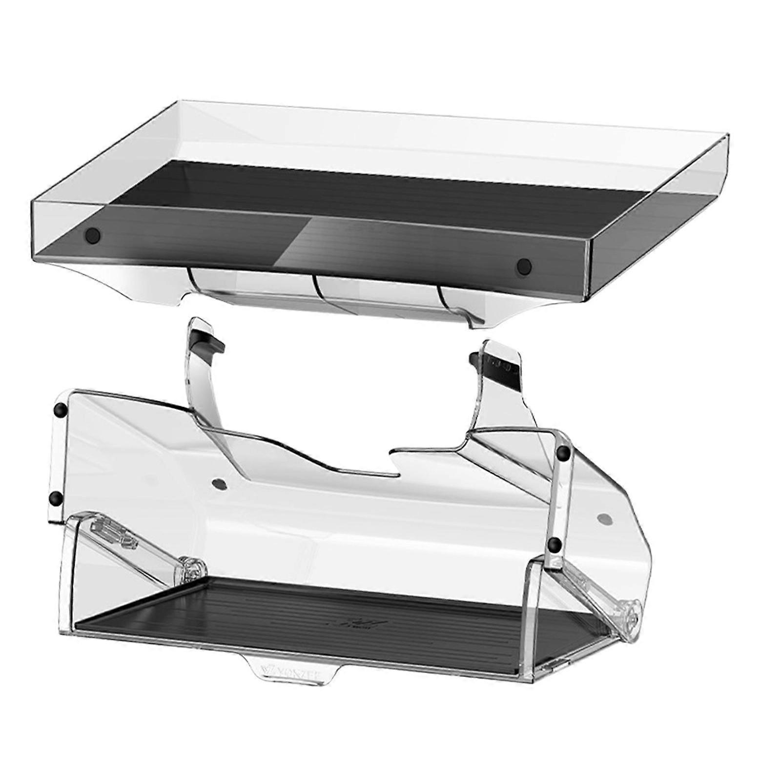 Under Screen Storage Box behind Screen Tray Acrylic for Model 3 Updated With black pad