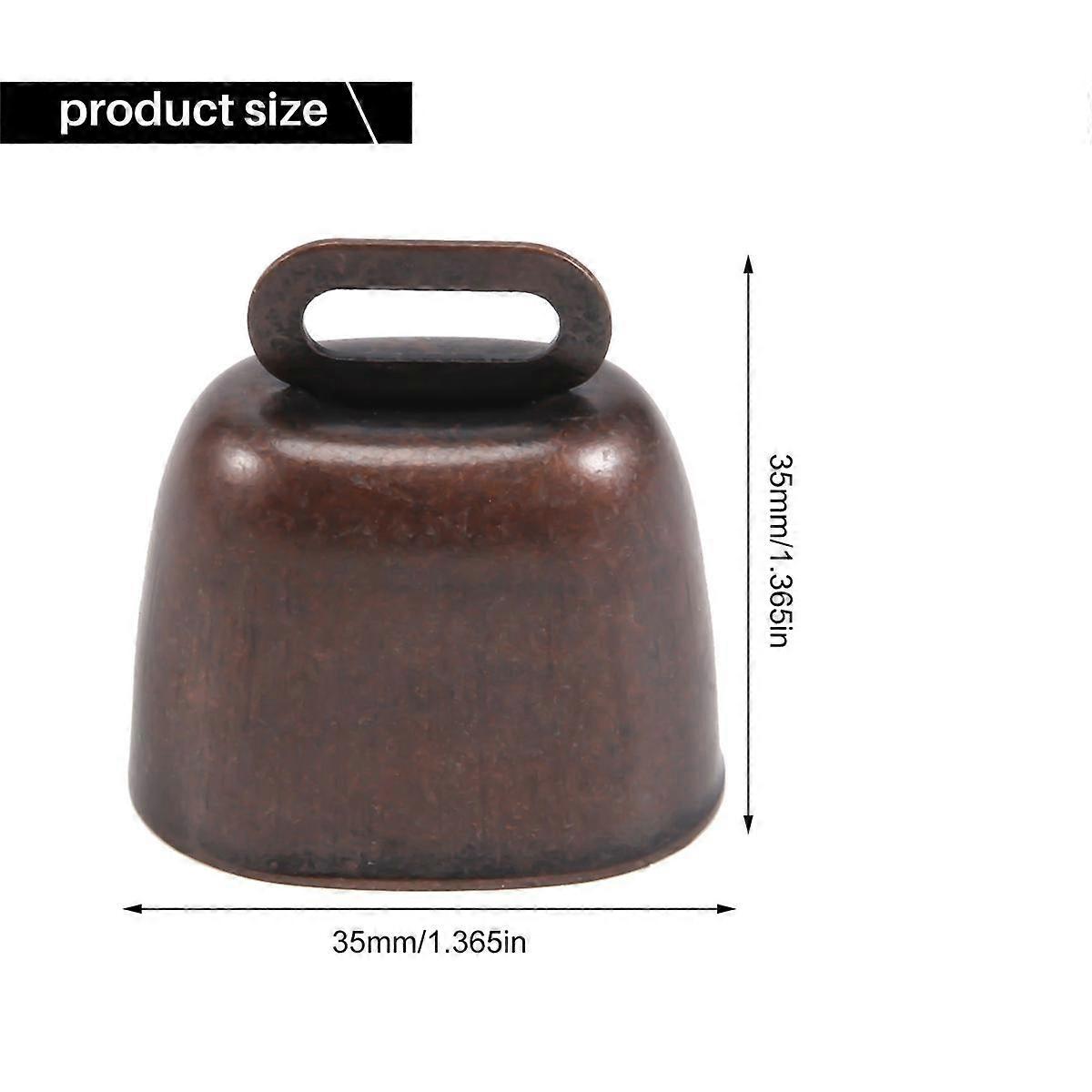 16PCS Cow Horse Sheep Grazing Copper Bells Small Brass Bells Cattle Goat Farm Loud Bell Long Distan