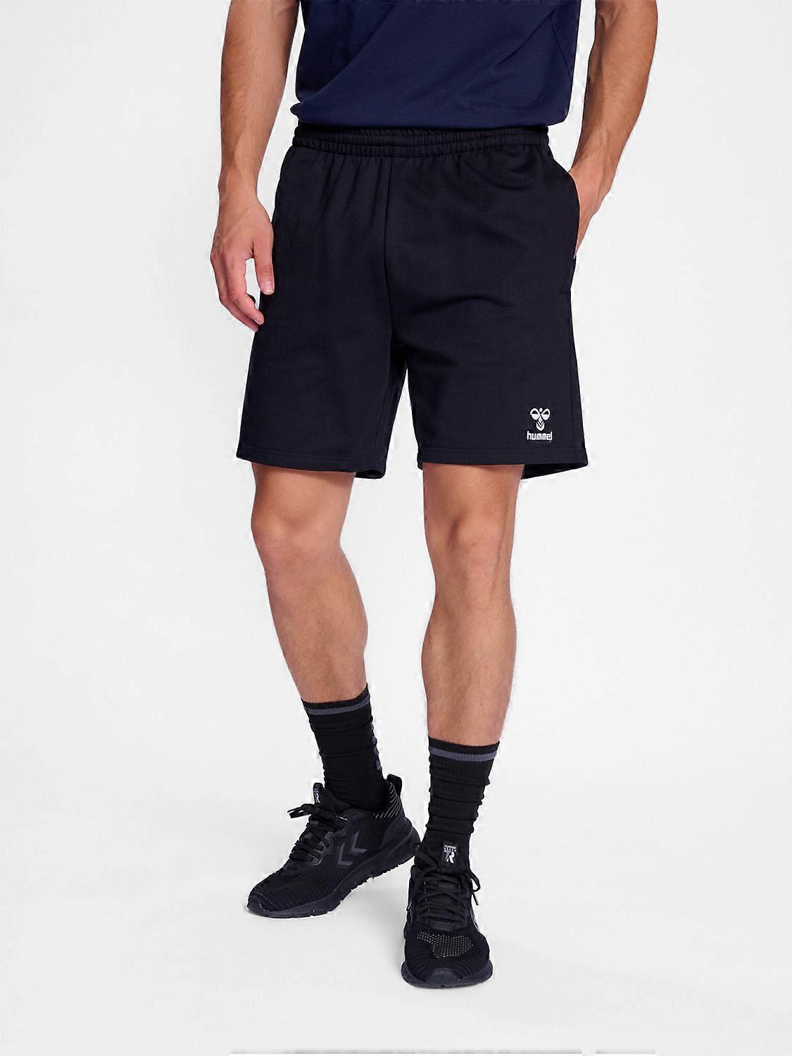 hummel Men's Sweat Shorts Regular Fit Sweat Fabric Elastic Waist Side Pockets