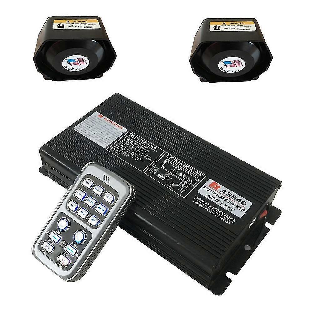 400w Car Wireless Siren Speaker Amplifier