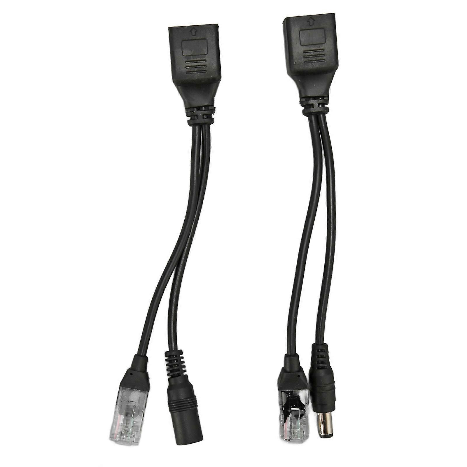 12V POEスプリッターアダプター安定して取り付けが簡単プラグアンドプレイ防水POEスプリッターアダプターIPカメラ用オスメス