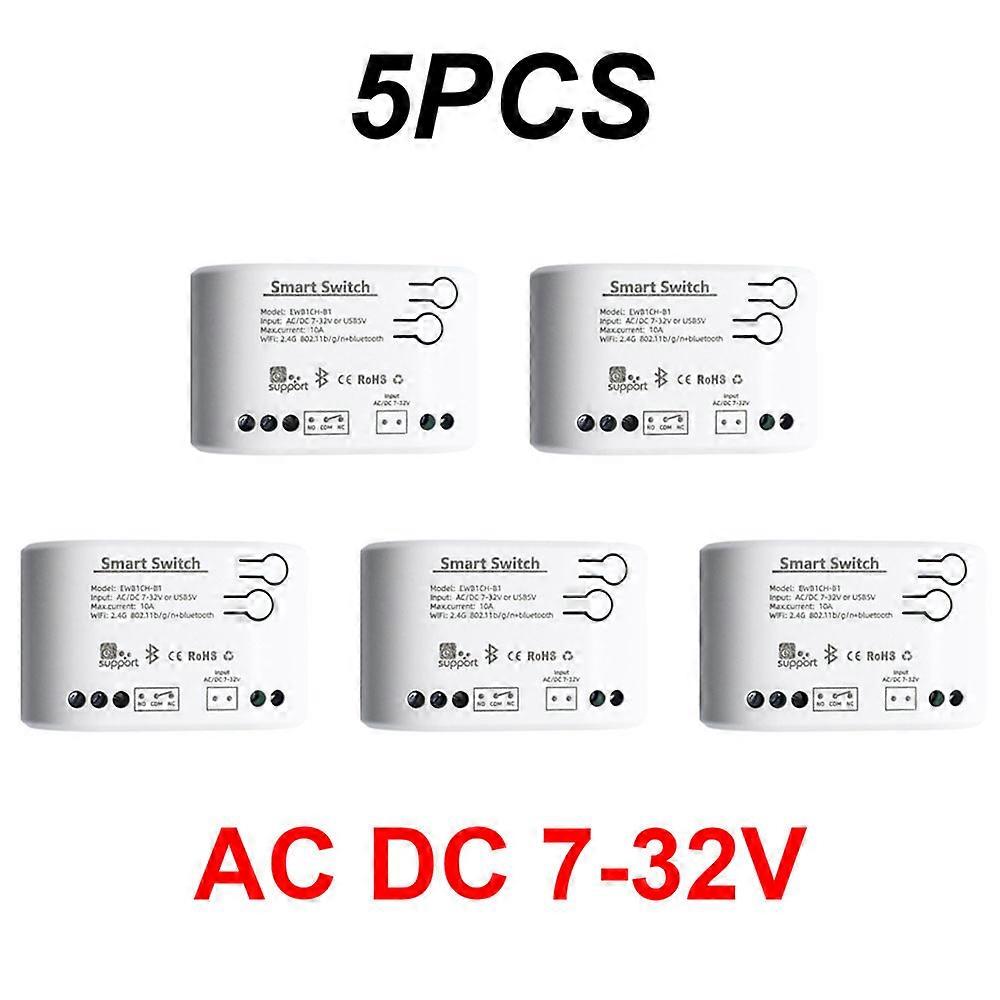 SWITCH WIFI Fjärrkontroll 1CH 12V 24V 220V Mottagare Öppna Stäng WIFI Relämodul Timer Krypning Alexa Kompatibel