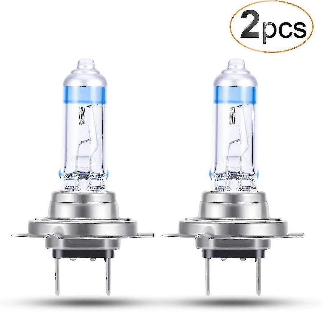 2x H7 Xenon Bulbs 12v 70w Super Bright, Car Headlight Bulbs Auto Motorcycle New Version Low Beam Vehicle Halogen Lamp
