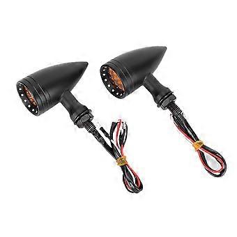 1 par retro-stil motorcykelmodifikation LED-blinklys til Yamaha/Honda/Kawasaki
