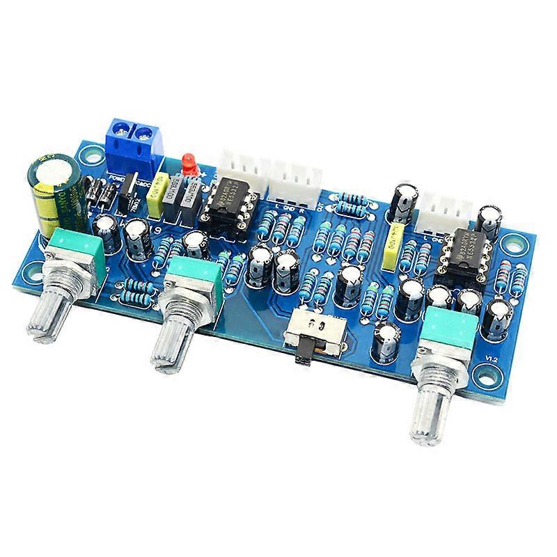 2.1 Channel Subwoofer Preamp Board Amplifier Board Low Pass Filter Preamplifier(Finished Product)