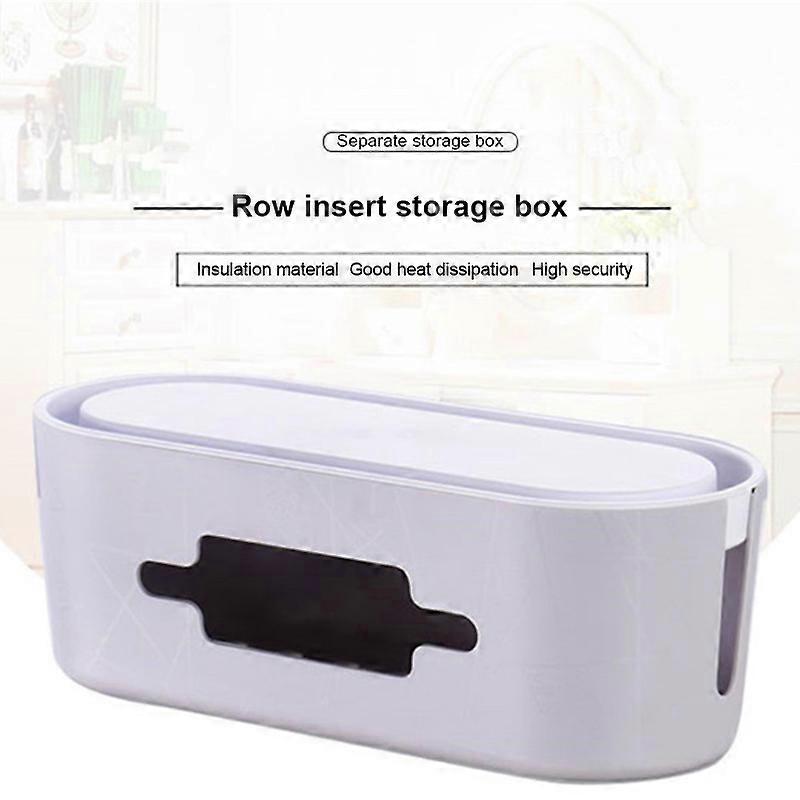Multi-Functional Cable Socket Box Line Storage Box USB Extension Cord Storage Clean and Neat Power