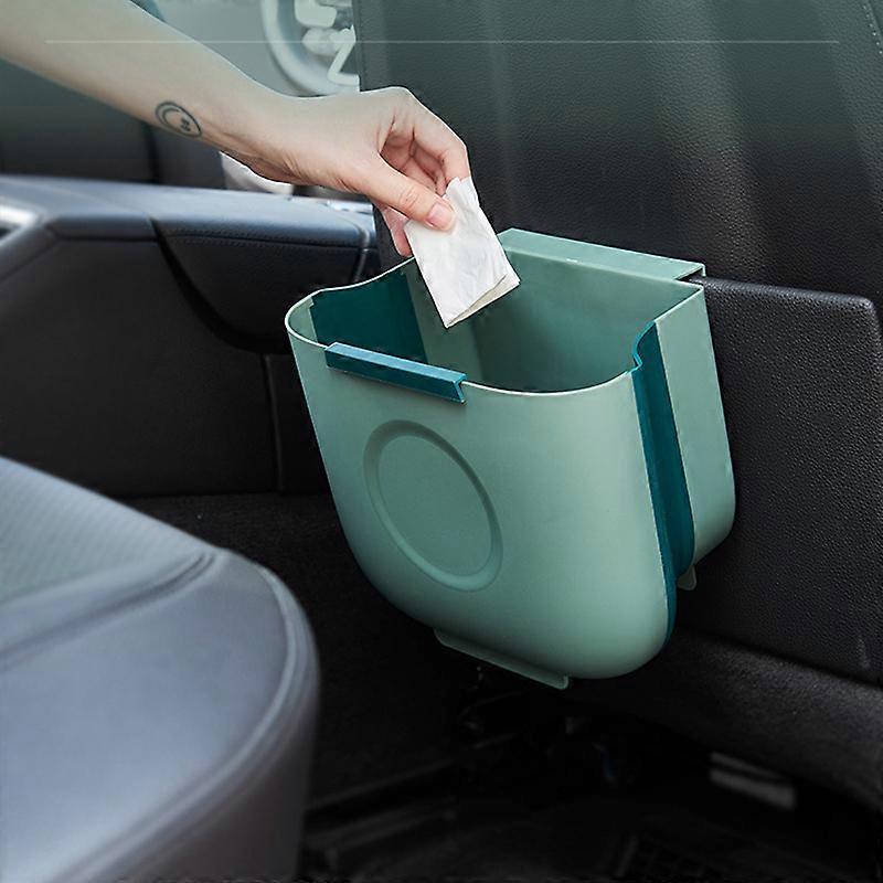 Convenient Trash Can with Scraper Wall-mounted Saves Space 6/10/13L Large Capacity Kitchen Bedroom