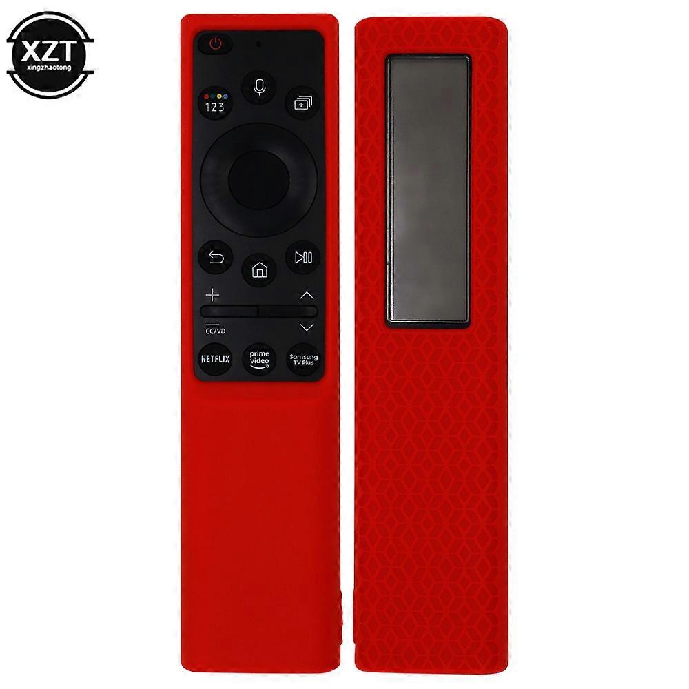 Remote Control Shell Luminous Integrated Simple Textured Silicone Protective Cover for Samsung BN59-01357F Remote Control