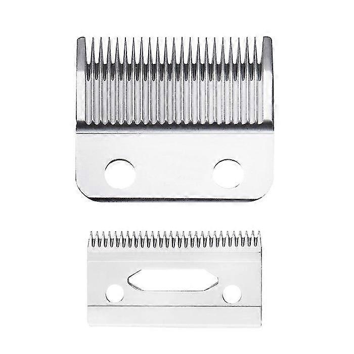 1 Sets Adjustable Clippers Blades, 2 Hole Hair Trimmer Replacement Blade (silver)
