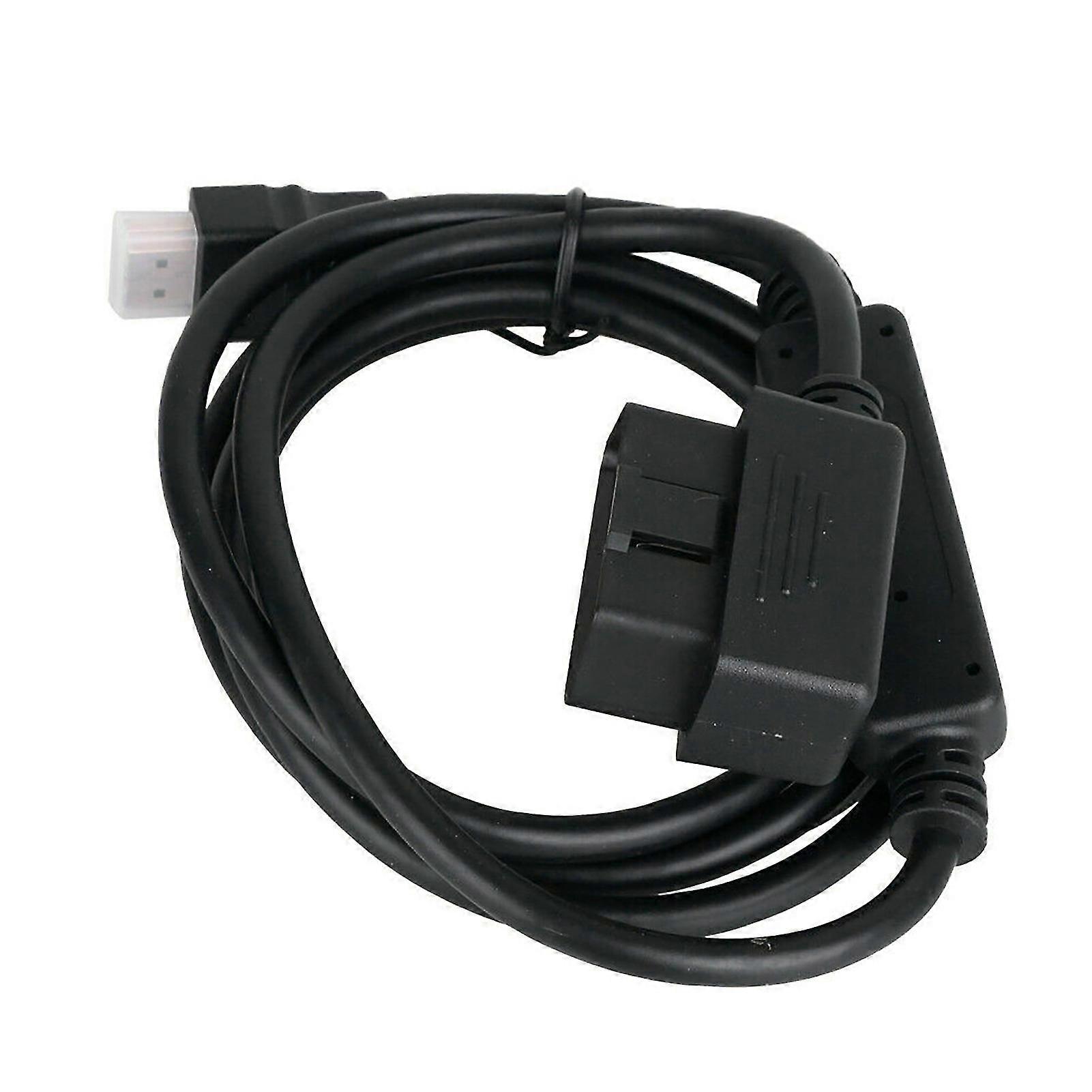 1 Set OE:H00008000 OBDII Cable Rust-Resistant Sturdy Wearproof Impact Resistant OBDII HDMI Cable for CS2 CTS2 CTS3 Plug Monitor