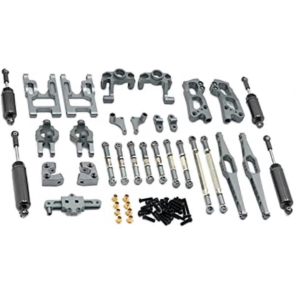 112 Replacements Steering Cups Swing  Pull Rods  Carriers for 12423 12428 Model Car   Titanium