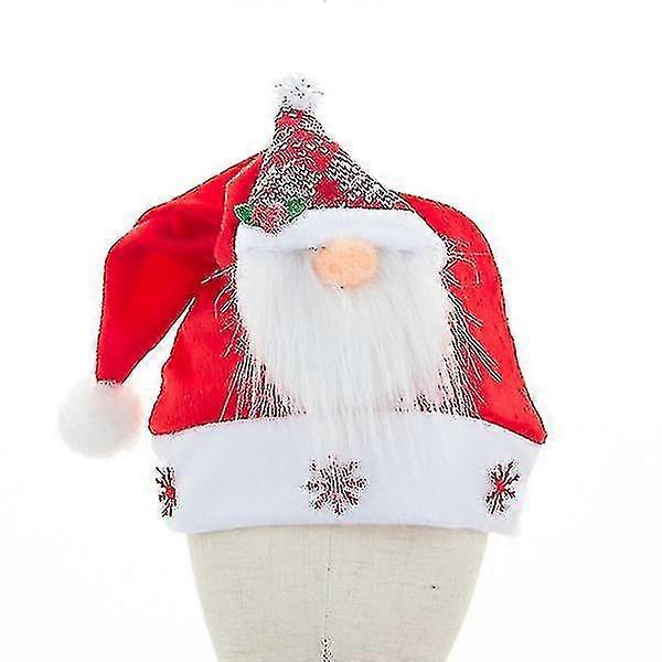 Christmas Hat Hat New Year Thick Plush Christmas (b)