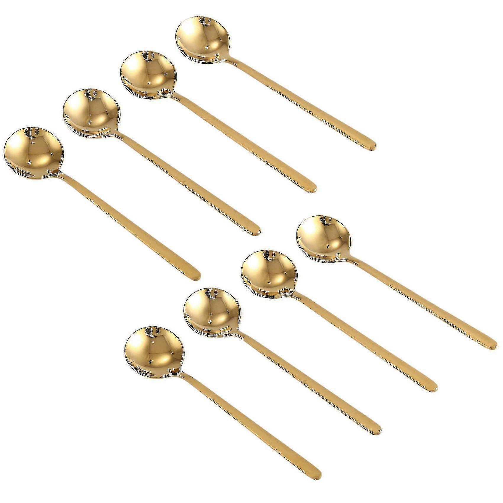 4pcs/set S Spoon Less Steel Dessert Spoon()