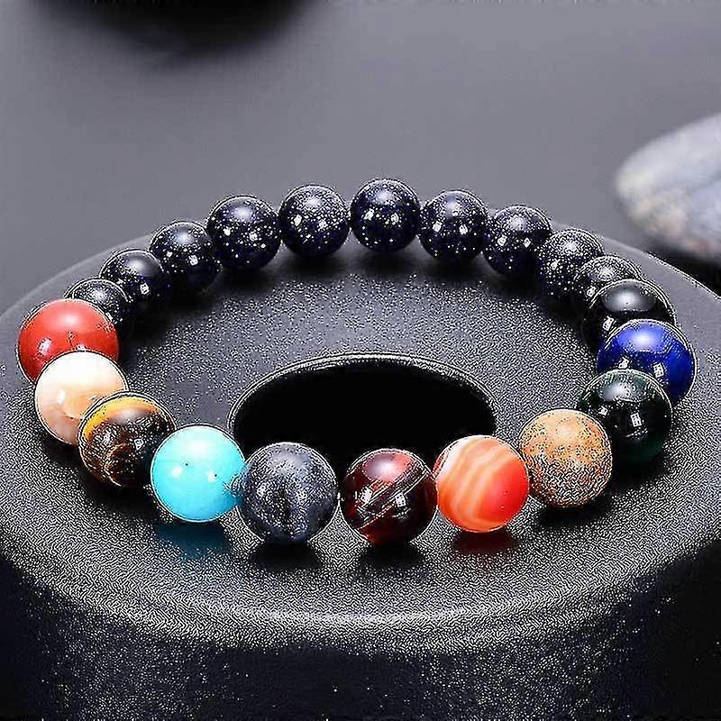 Men Eight Planets Bead Bracelet