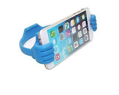 Phone Accessories Cute Thumbs Up Bracket Flexible Holder Mobile blue