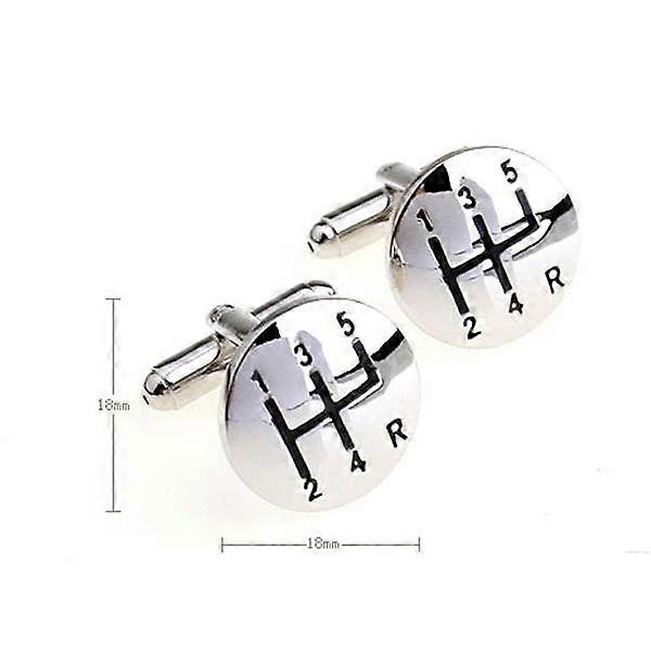 4x Nova Chegada 3D Carro Auto Engrenagem Abotoaduras Abotoaduras