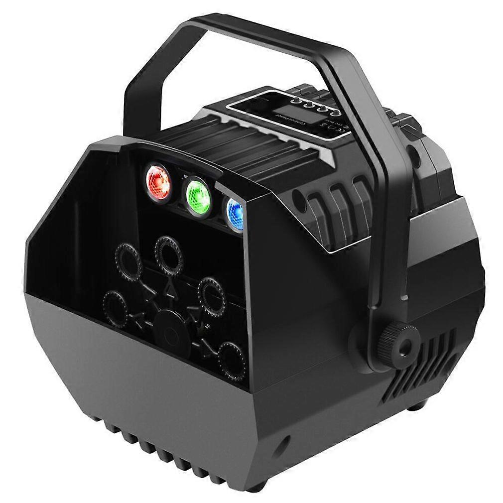LED Mini Soap Bubble Machine Bubble Machine RGB Light For Hanging And Standing Mounting Automatic Bubble Blower Bubble Maker