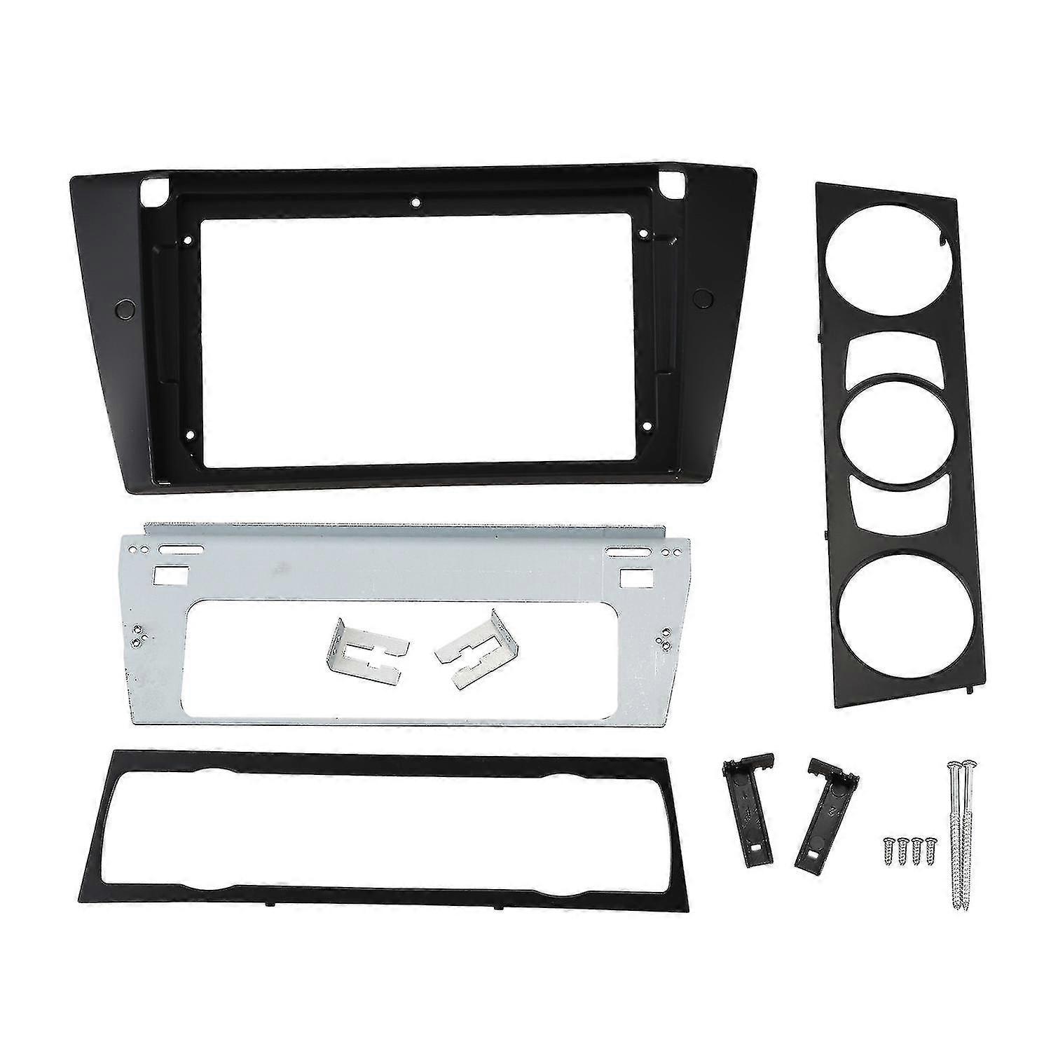 Rádio Carro Fascia para-BMW E90 E91 9 polegadas DVD Player Estéreo Dashboard Kit Face Plate