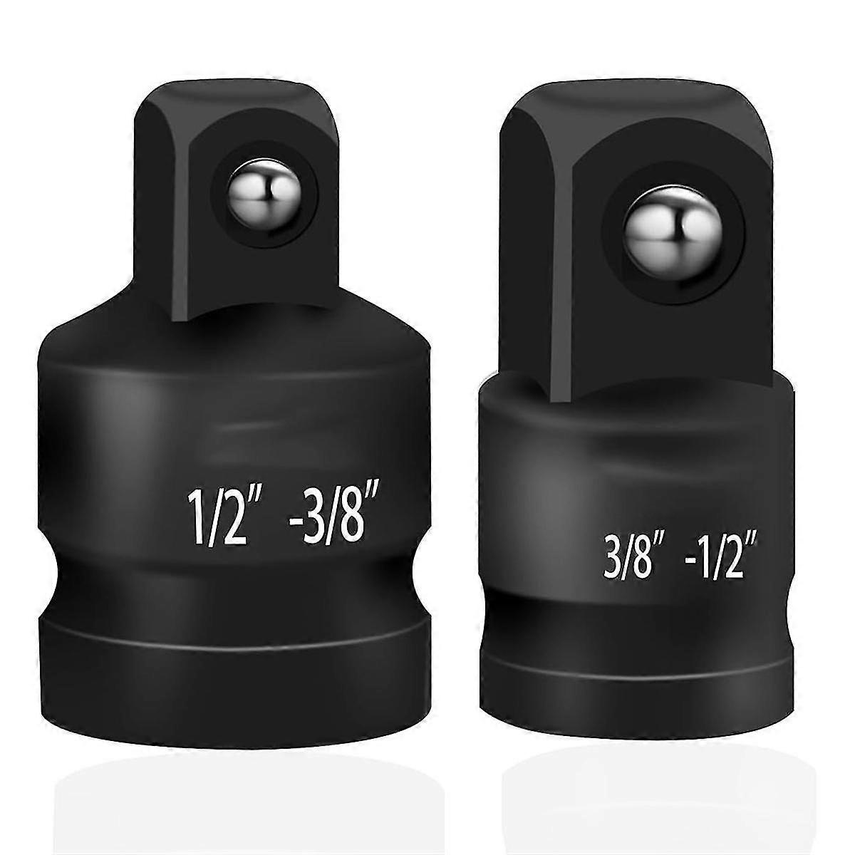 Impact Socket Reducer And Adapter Set, Steel Impact Adapter Set, Breaker Bar Wrench Conversion Kit Mechanics Tools A