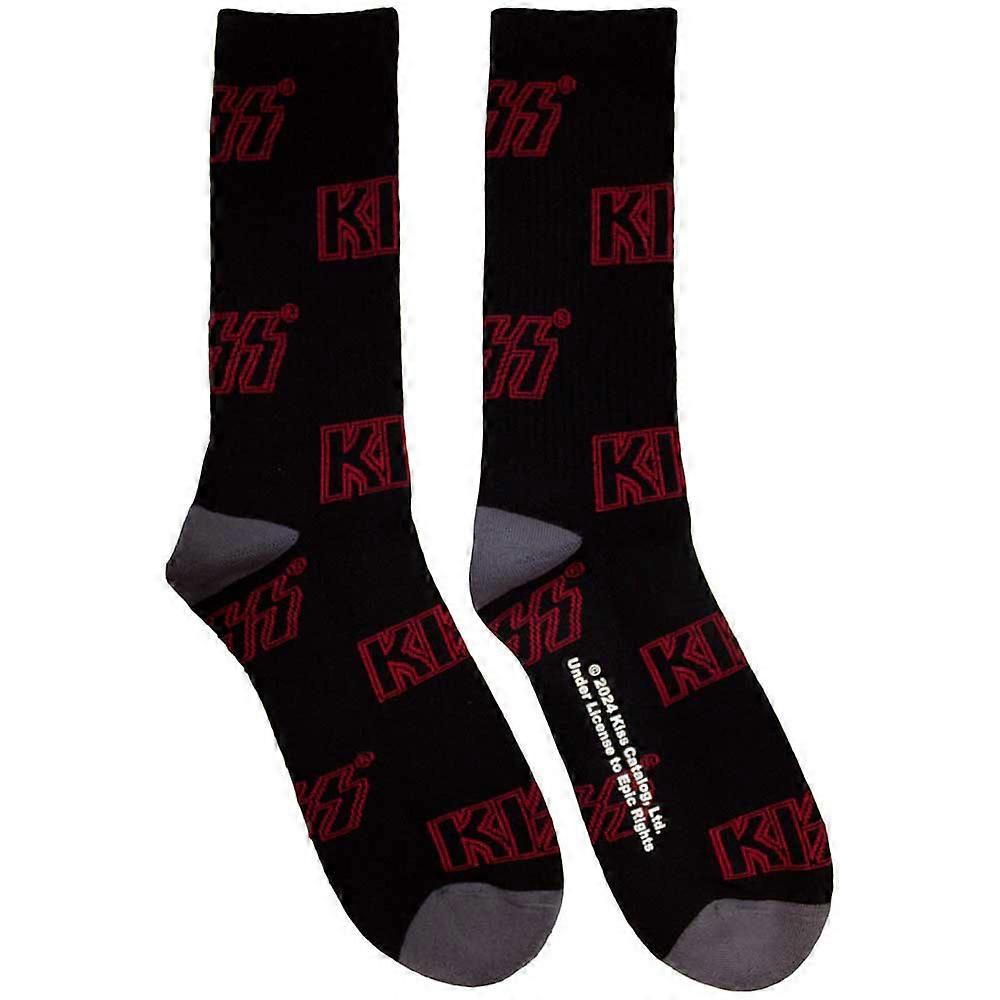 KISS Band Logo Pattern Ankle Socks