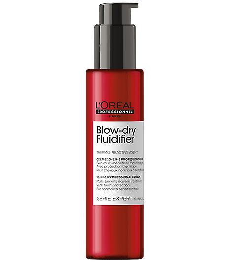 L'Oreal Serie Expert Blow-Dry Fluidifier 10-In-1 Professional Cream 150ml