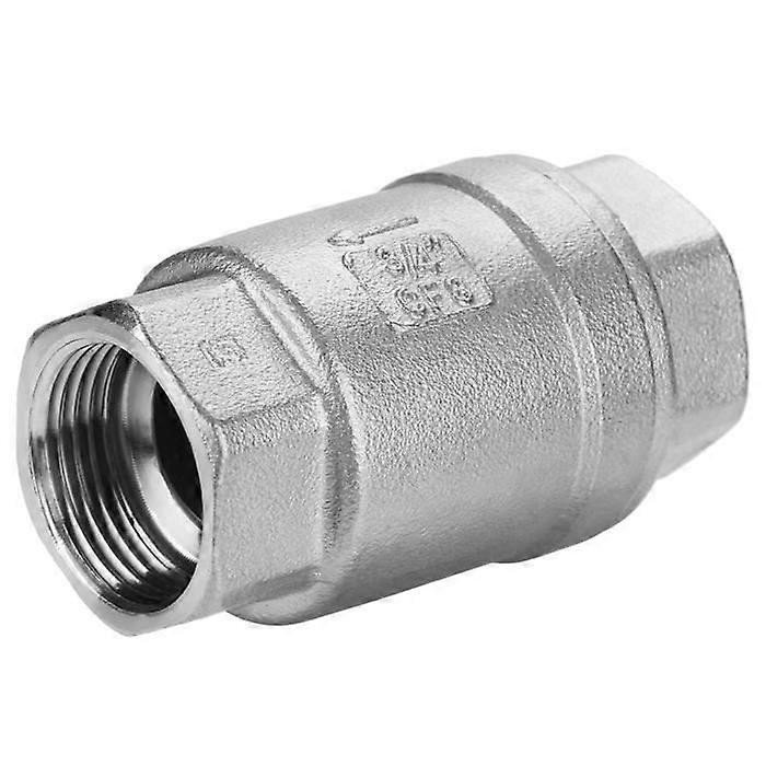 Vertical Check Valve, 3/4' Female Thread Inline Spring Loaded Check Valve Stainless Steel Vertical Check Valve WOG