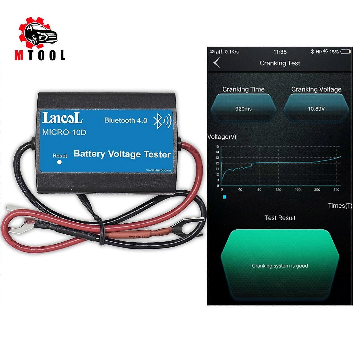 Car Voltage Tester Battery Tester Micro10D Show Voltage Directly Digital Voltmeter Voltage Meter Detector Tester for Car Motor