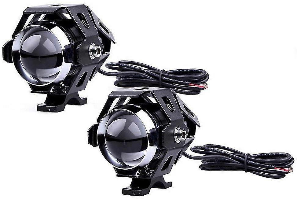 2 X Motorcycle Front Headlight  Waterproof U5 Led Motorcycle Headlight Fog Light